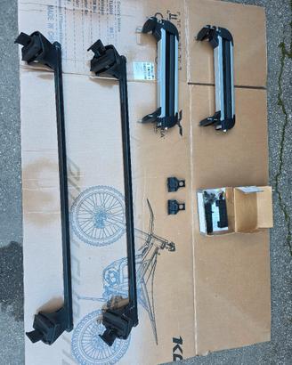 Barre porta tutto universsle per auto con portasci