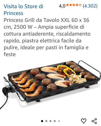 Grill da tavolo Princess XXL
