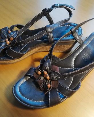 Sandali in pelle marrone, Susimoda, N°39