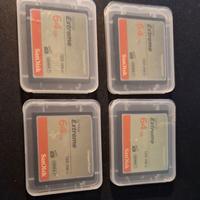 schede memoria Compact Flash 64g  (4 unità)