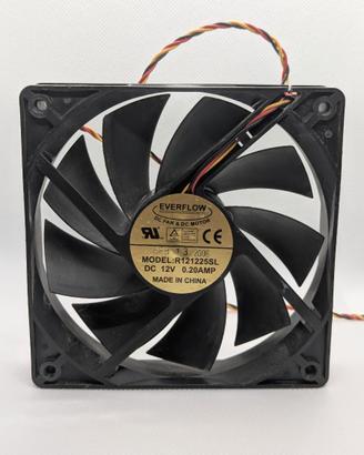 Ventola Everflow R121225SL 120mm 12V 3 Pin
