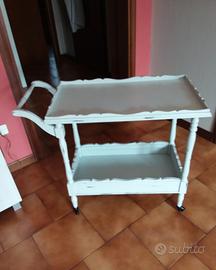 Carrello stile shabby chic