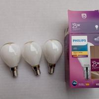 3 lampadine LED Philips 25W E14