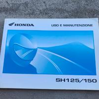 LIBRETTO USO E MANUTENZIONE HONDA SH 125 150 2001