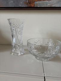 Set Vasi in cristallo vintage