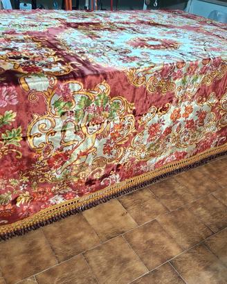 coperta in ciniglia o velluto