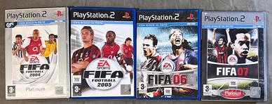 Lotto 4 Giochi PS2 - FIFA 04, FIFA 05, FIFA 06, 07
