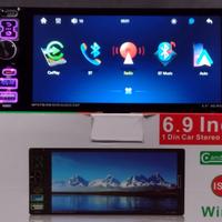 STEREO 6,9" 1 DIN MOTORSI CON BLUETOOTH