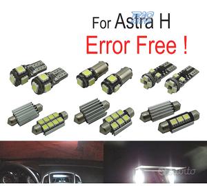 KIT 13 LAMPADE LED INTERNE PER OPEL ASTRA H OPC GT