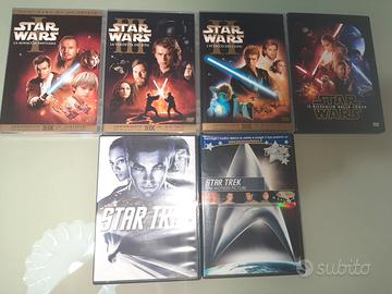 DVD ORIGINALI STAR TREK E STAR WARS