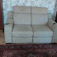 Divano Poltrone & Sofà 2 posti con relax elettrico