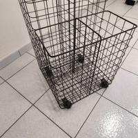 Carrellino portarotoli e accessori, con ruote
