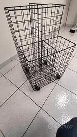 Carrellino portarotoli e accessori, con ruote