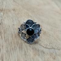 anello vintage argento 800