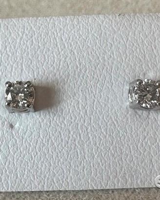 PAIO ORECCHINI ORO BIANCO 18kt. CON DIAMANTI