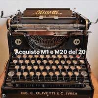 olivetti m1 e m20 del 20 acq isto