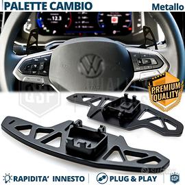PALETTE Cambio Volante per VOLKSWAGEN Paddle Nero