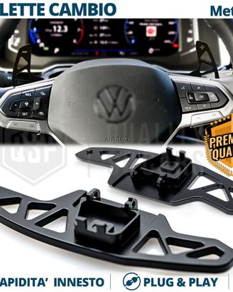 PALETTE Cambio Volante per VOLKSWAGEN Paddle Nero