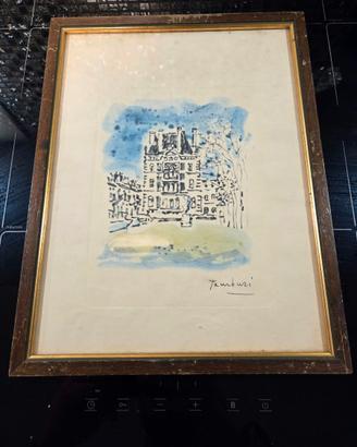 Quadro / Litografia firmata Orfeo Tamburi