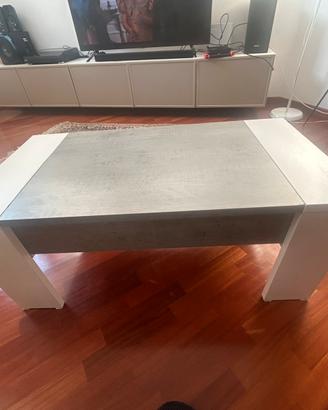 Tavolino con piano sollevabile