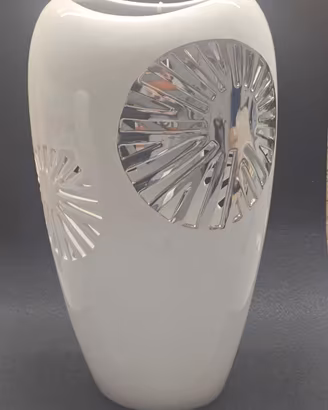 VASO SMALTATO BOMBATO 40CM