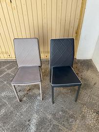 8 Sedie Tomasucci ecopelle