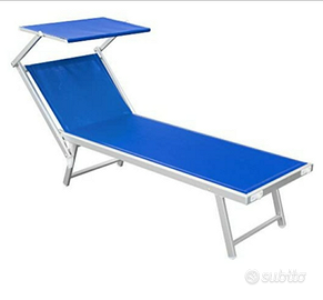 Lettino Mare In Alluminio E Texitlene