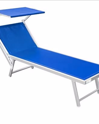 Lettino Mare In Alluminio E Texitlene