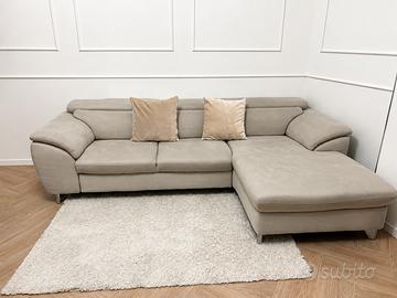 divano letto angolare con penisola
