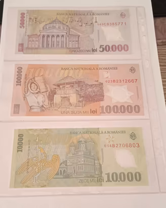 Banconote della Romania 