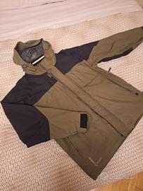 Giacca Snowboard SB Large: nero e verde militare