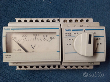 Volmetro modulare analogica con commutatore