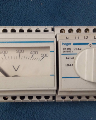 Volmetro modulare analogica con commutatore