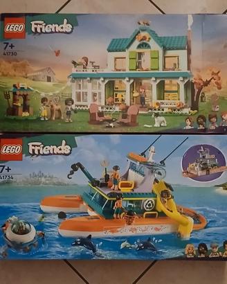 LEGO FRIENDS 41730 CASA AUTUMN+41734 CATAMARANO