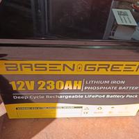 Batteria litio 12V 280AH camper nautica