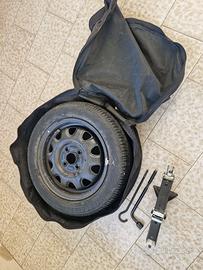 Ruotino scorta 165/60 R14 + kit completo