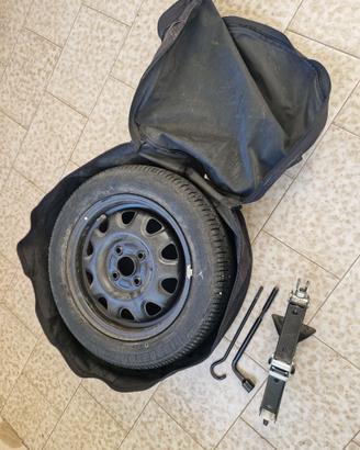 Ruotino scorta 165/60 R14 + kit completo