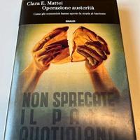 Libro Mattei Operazione austerità Nuovo