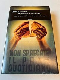 Libro Mattei Operazione austerità Nuovo