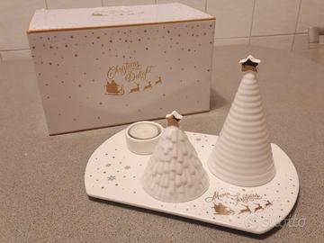 Easy Life Christmas Portacandele tea porcellana