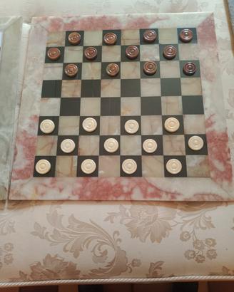 Scacchiera in onice