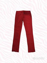 Jeans rossi donna Taglia 40 S stile casual 