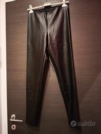 leggins nero ecopelle Tezenis felpati