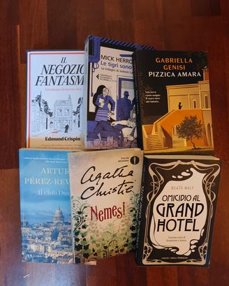 Lotto libri gialli Genisi Crispin Maly Pere