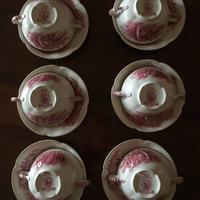 Servizio da consommè per sei in porcellana inglese