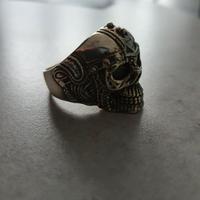 Anello argento teschio 