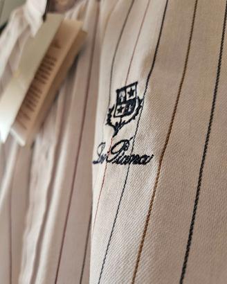 Camicia Loro Piana in denim di cotone White