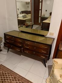 cassettiera e comodini anni 50 modernariato vin