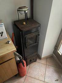 Stufa a legna vintage