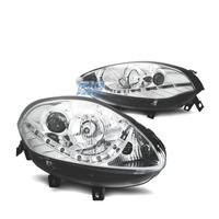 FARI PER FIAT BRAVO 2007 - LUCE DIURNA FONDO CROMA